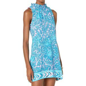 🌟SOLD🌟 Lilly Pulitzer Adalina Romper Dress in Bermuda Blue - Size 00